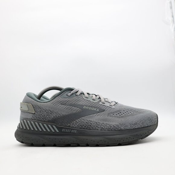 Brooks Beast GTS 24 Men's 9.5 Shoes Gray Running Sneaker Walking 1104251D069 - Picture 1 of 10